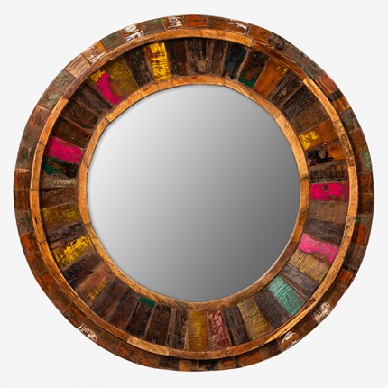 Настенное зеркало Маниша круглое в Челябинске - изображение