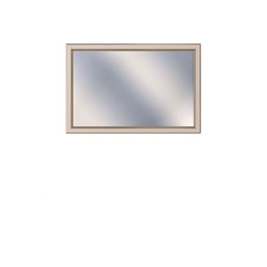 Навесное зеркало Сиена, Бодега белый / патина золото, 92х52 в Челябинске - предосмотр