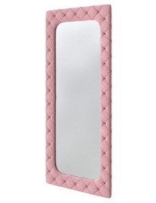 Зеркало прямоугольное Flavio Big, Велюр (Casa Жемчужно-розовый) в Магнитогорске