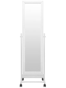 Напольное зеркало в спальню BeautyStyle 27 (135х42,5см) Белое в Магнитогорске - предосмотр 1