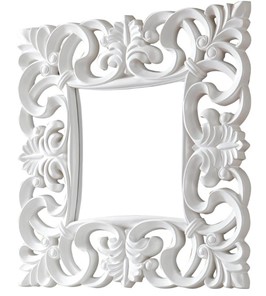 Зеркало настенное PU021 белое в Магнитогорске