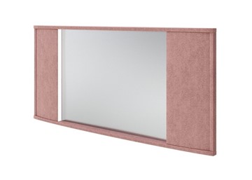 Зеркало настенное Vittoria с подсветкой, Рогожка (Levis 62 Розовый) в Миассе