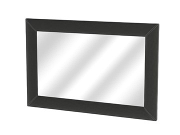 Зеркало настенное OrmaSoft 2, экокожа черная в Магнитогорске