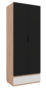 Распашной шкаф Юниор-4  для одежды  со складной дверью в Миассе - предосмотр