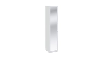 Шкаф для белья Ривьера с зеркалом СМ 241.21.001 (Белый) в Копейске