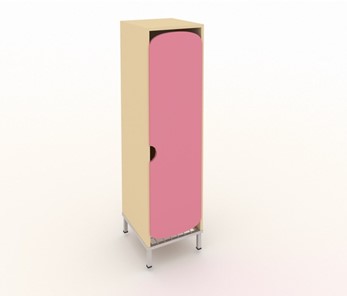 Детский шкаф на ножках ШГС2М (Розовый) в Миассе