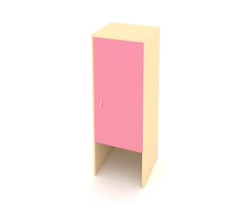 Детский шкаф ДП-2 Беж + Розовый в Златоусте