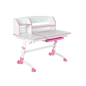 Детский стол-трансформер Amare II Pink с надстройкой в Златоусте
