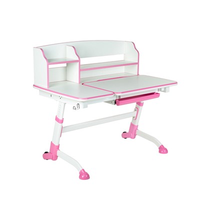 Детский стол-трансформер Amare II Pink с надстройкой в Копейске - изображение
