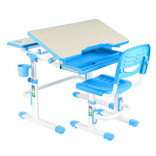 Растущая парта + стул Lavoro Blue в Миассе - изображение 2