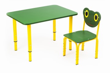 Растущий стол Кузя (Зеленый, Желтый) в Копейске - предосмотр 1