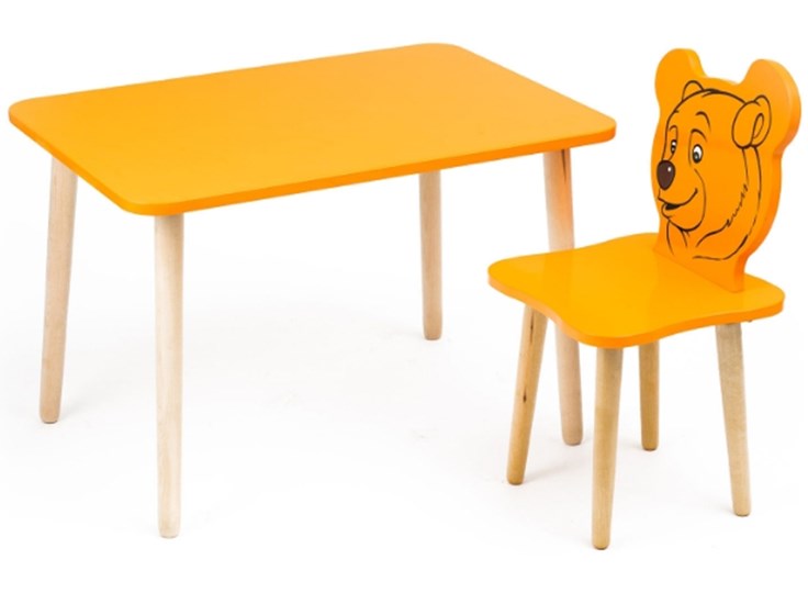 Стол в детскую Джери, Оранжевый в Миассе - изображение 1