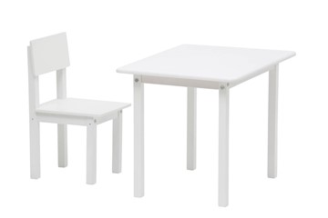 Детский стол и стул POLINI Kids Simple 105 S Белый в Магнитогорске