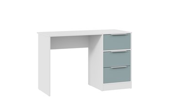 Письменный стол Марли Тип 1 (Белый/Серо-голубой) в Копейске - предосмотр 2