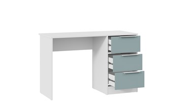 Письменный стол Марли Тип 1 (Белый/Серо-голубой) в Миассе - предосмотр 3