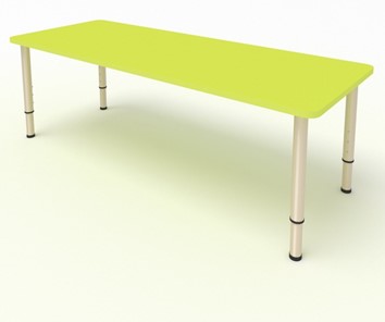Детский стол 2-местный  (по одну сторону столешн.) СДО-3 (0-3) желтый в Миассе