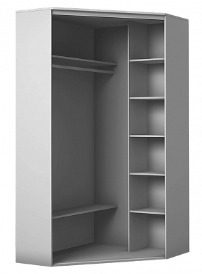 Угловой шкаф 2300х1103, ХИТ У-23-4-66-01, цапля, 2 зеркала, венге аруба в Магнитогорске - изображение 1
