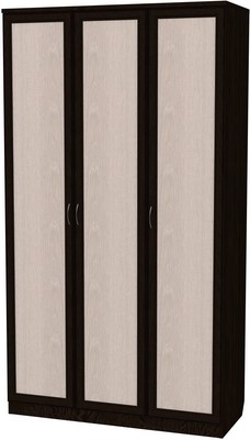 Распашной шкаф 106 3-х створчатый, цвет Венге в Копейске - изображение
