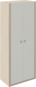 Шкаф двухстворчатый Глэдис М22 (Шимо светлый/Белый текстурный) в Челябинске - предосмотр