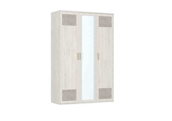 Шкаф трехстворчатый Kantri, 2 двери, 1 зеркало, (К-ШО-03 2г/1зр) в Миассе - изображение