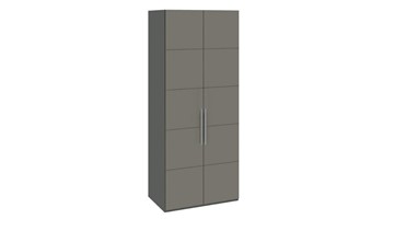 Распашной шкаф Наоми с 2-мя дверями, цвет Фон серый, Джут  СМ-208.07.03 в Магнитогорске