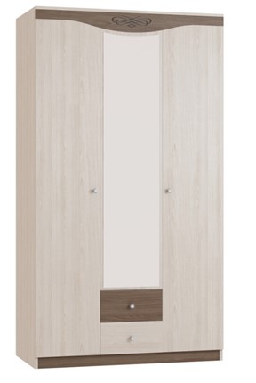 Шкаф распашной Ванесса 3-х дверный в Миассе - изображение