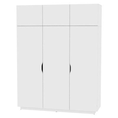 Шкаф Аврора (H29) 2322х1801х540, Белый в Магнитогорске - изображение