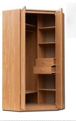 Распашной шкаф 403 несимметричный, цвет Дуб Сонома в Миассе - изображение 1