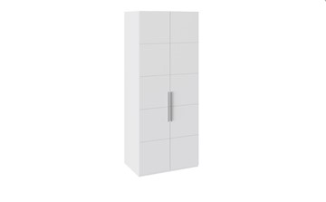 Распашной шкаф Наоми с 2-мя дверями, цвет Белый глянец СМ-208.07.03 в Челябинске - предосмотр