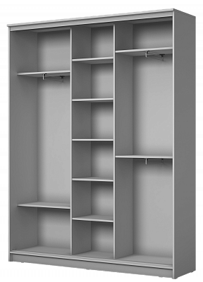 Шкаф 3-х створчатый Хит-23-4-20-777-22, 2300х2014х420, Бетон Венге в Челябинске - изображение 1