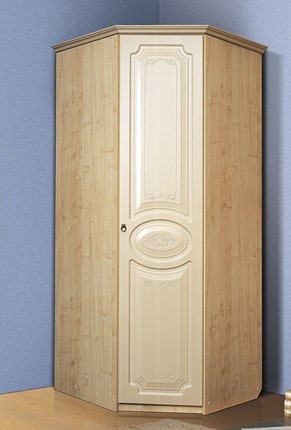 Шкаф угловой Ивушка-5, цвет Дуб беленый в Миассе - изображение