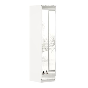 Шкаф однодверный Айла с зеркалом ЛД 688.140.000, Белый, исполнение 1 в Магнитогорске