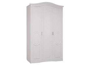 Шкаф трехдверный Гертруда, М2, белая лиственница/ясень жемчужный в Миассе