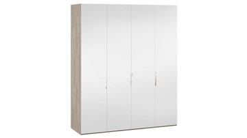Шкаф для одежды Эмбер СМ-348.07.012 (Баттл Рок/Серый глянец) в Миассе