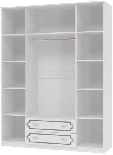 Шкаф четырехстворчатый Лак (Белый Жемчуг) в Копейске - изображение 1