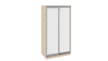 Шкаф 2-х дверный Румер, цвет Дуб Сонома, Белый снег СШК 1.120.60-11.11 в Миассе
