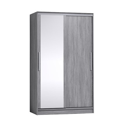 Шкаф 2-х дверный Strike 1200 Зеркало/ЛДСП (Atelier светлый) в Миассе - изображение