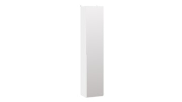 Шкаф для белья с 1 зеркальной дверью Порто (366) СМ-393.07.212 (Белый жемчуг/Белый жемчуг) в Магнитогорске