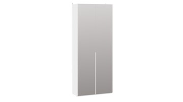 Шкаф с 2 зеркальными дверями Порто (366) СМ-393.07.224 (Белый жемчуг/Белый жемчуг) в Копейске