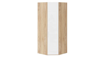 Шкаф для одежды Эмбер СМ-348.07.006 (Яблоня Беллуно/Белый глянец) в Копейске