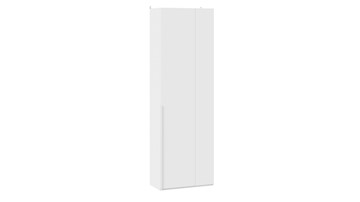Шкаф угловой одностворчатый Порто (366) СМ-393.07.231 (Белый жемчуг/Белый софт) в Миассе