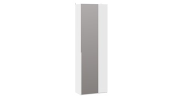 Одностворчатый угловой шкаф Порто (366) СМ-393.07.232 (Белый жемчуг/Белый жемчуг) в Миассе