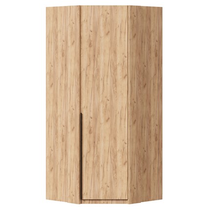 Распашной шкаф угловой Норд ЛД 677.080.000.032 (Дуб золотой) в Миассе - изображение