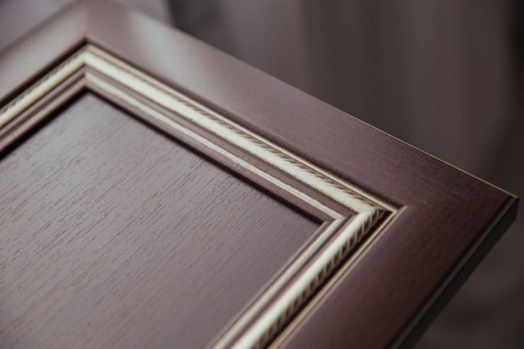 Угловой шкаф-стеллаж Беатрис М14 правый (Орех Гепланкт) в Магнитогорске - изображение 1
