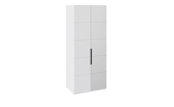 Шкаф Наоми с 1 зеркальной правой дверью, цвет Белый глянец СМ-208.07.04 R в Копейске