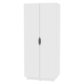 Двухдверный шкаф Аврора (H28) 1872х801х540, Белый в Миассе