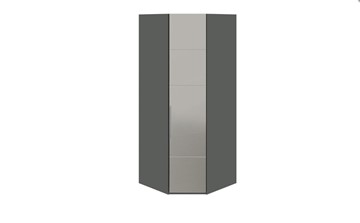 Шкаф Наоми с зеркальной правой дверью, цвет Фон серый, Джут СМ-208.07.07 R в Златоусте - предосмотр
