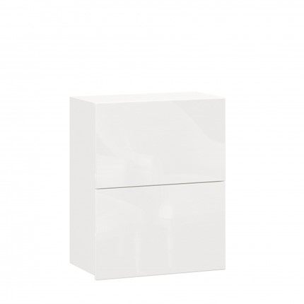 Шкаф кухонный горизонтальный 600 Шервуд, ЛД 281.970.000.173, белый/белый глянец в Челябинске - изображение