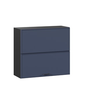 Шкаф кухонный горизонтальный 800 Индиго ЛД 298.980.000.168, Чёрный/Тёмно-синий в Магнитогорске