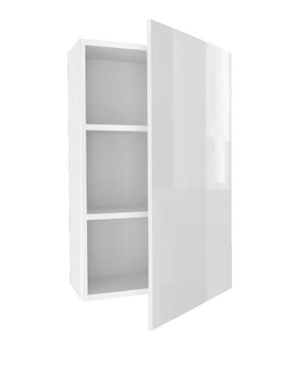 Шкаф кухонный высокий 600, Шервуд, ЛД 281.450.000.167, белый/белый глянец в Челябинске - изображение 1